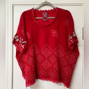 Johnny Was Verena Dolman Top